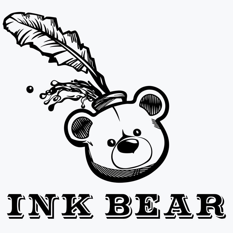 InkBear熊出墨文房的LOGO