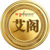 艾阁空间壁画工厂的LOGO