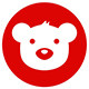 跨境熊进口食品店的LOGO