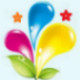 亲子绣花鞋的LOGO
