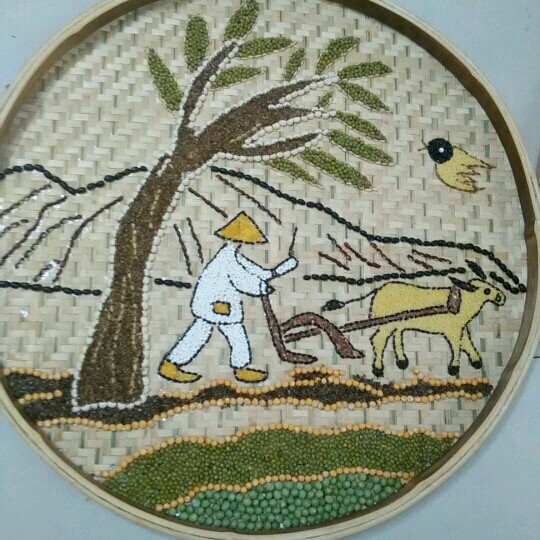 五谷杂粮DIY画