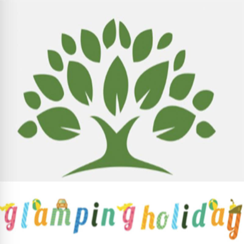 GlampingHoliday户外生活馆的LOGO