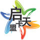 启天数码投影幕布工厂的LOGO