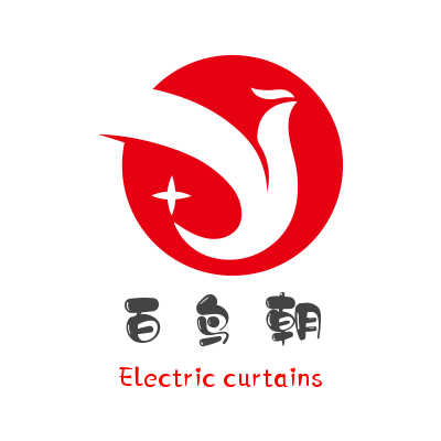 百鸟朝电动窗帘的LOGO