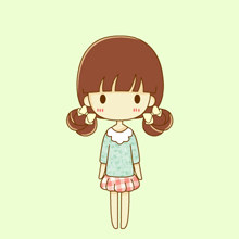 卖拼图的小姑娘的LOGO