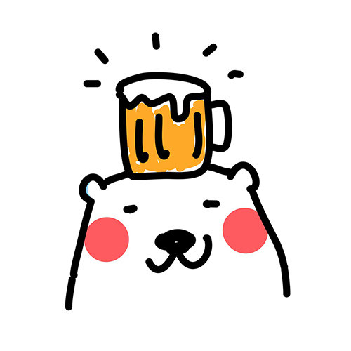 白熊喝喝