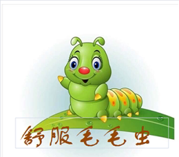 毛毛虫杯子店的LOGO