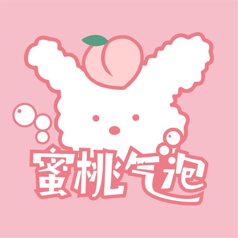 蜜桃气泡 peach bubble的LOGO