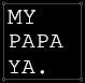 MYPAPAYA定制K姐简约定制