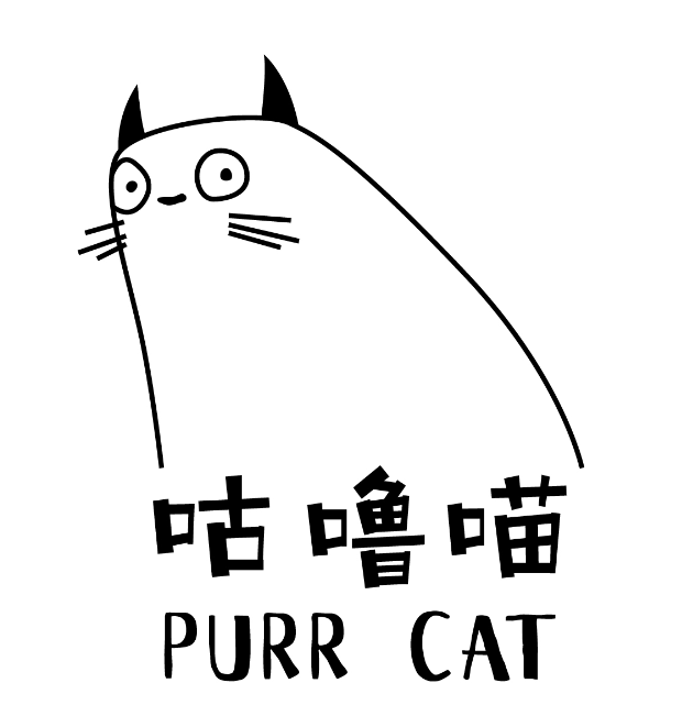 Purr Cat咕噜喵品牌店的LOGO