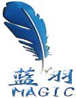 蓝羽魔术的LOGO