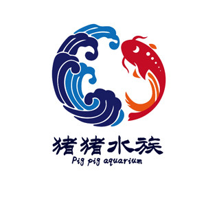 猪猪水族的LOGO