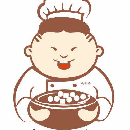 吴鲜森家包点的LOGO