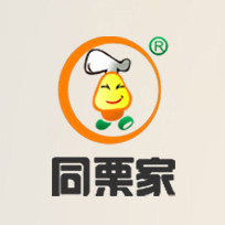 同栗家板栗饼店的LOGO