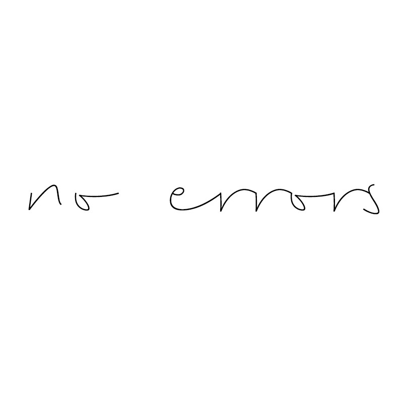 不出错No errors