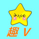 趣V玩具店的LOGO