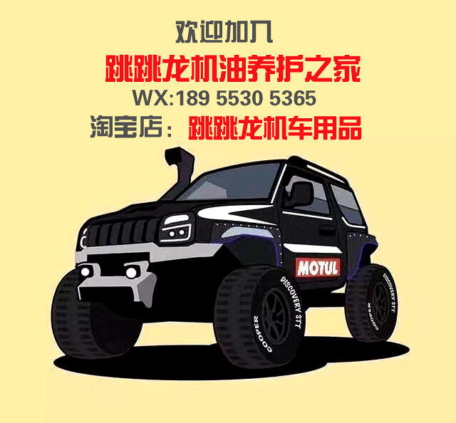 跳跳龙机油养护专门店的LOGO