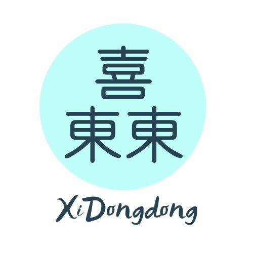 喜东东零食店的LOGO