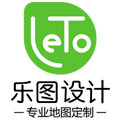 乐图设计地图定制的LOGO
