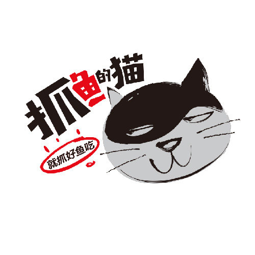 抓鱼的猫旗舰店的LOGO