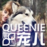 Queenie宠儿宠物馆的LOGO
