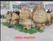 同轩稻草工艺 稻草人制作 来图定做的LOGO