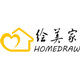 绘美家布艺家居示范店的LOGO