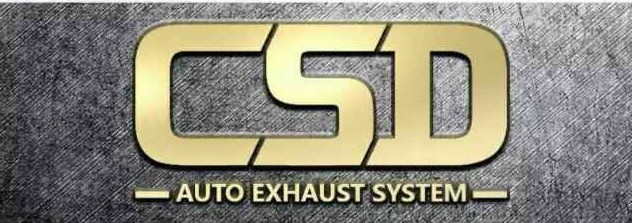 CSD汽车排气改装总店的LOGO