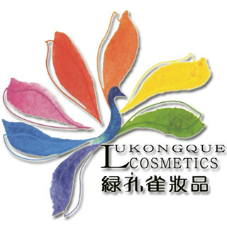 绿孔雀妆品的LOGO
