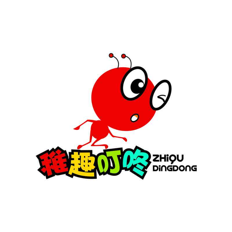 稚趣叮咚玩具店的LOGO