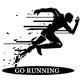 GO RUNNING健身会馆的LOGO