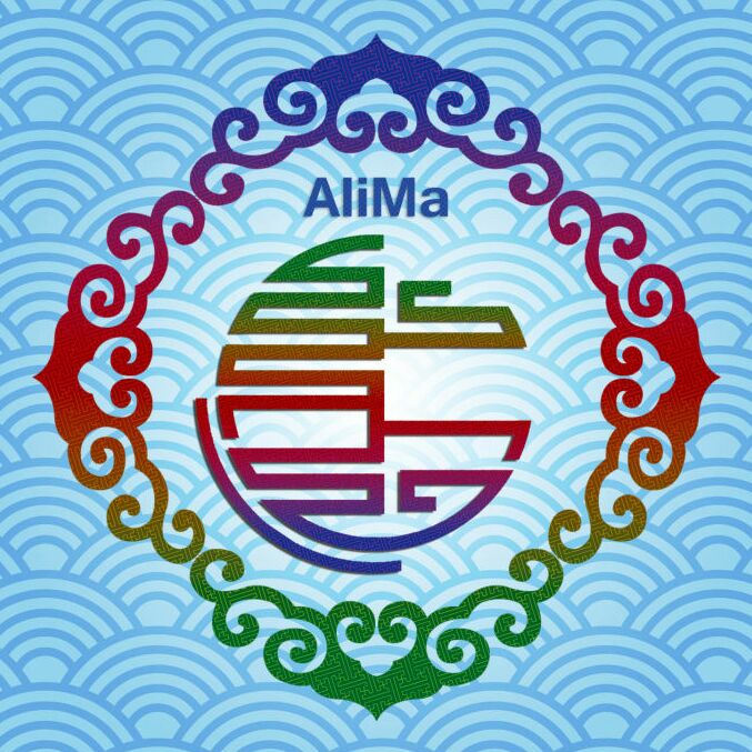 ailima蒙古元素服饰店的LOGO