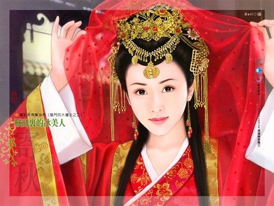 俏新娘美人簪