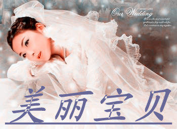 美丽宝贝婚纱婚饰的LOGO