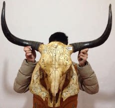 天和牛角制品厂牛羊头骨批发