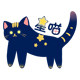 星喵沙雕假发店的LOGO