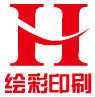 绘彩印刷厂的LOGO