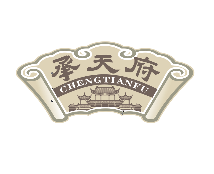 承天府旗舰店的LOGO