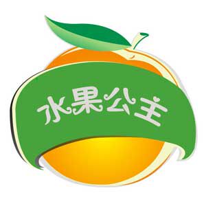水果 公主三亚水果的LOGO