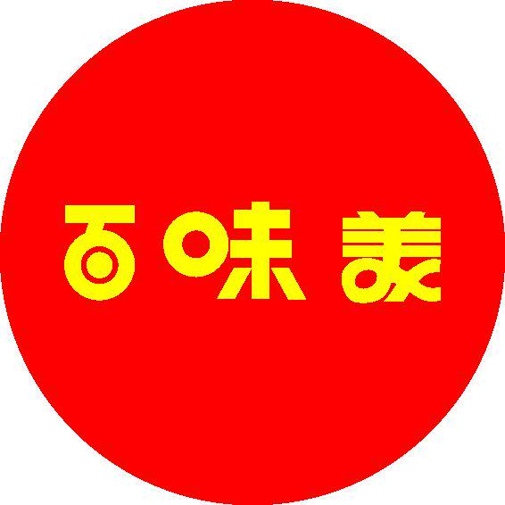 百味美美食店的LOGO