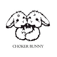 choker bunny缎带兔