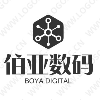 伯亚数码的LOGO