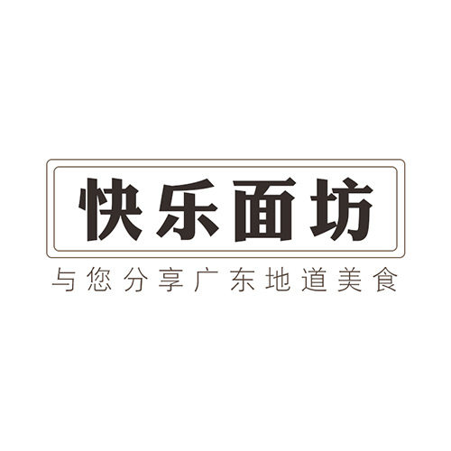 快乐面坊的LOGO