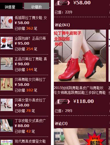 舞鞋批发直销店
