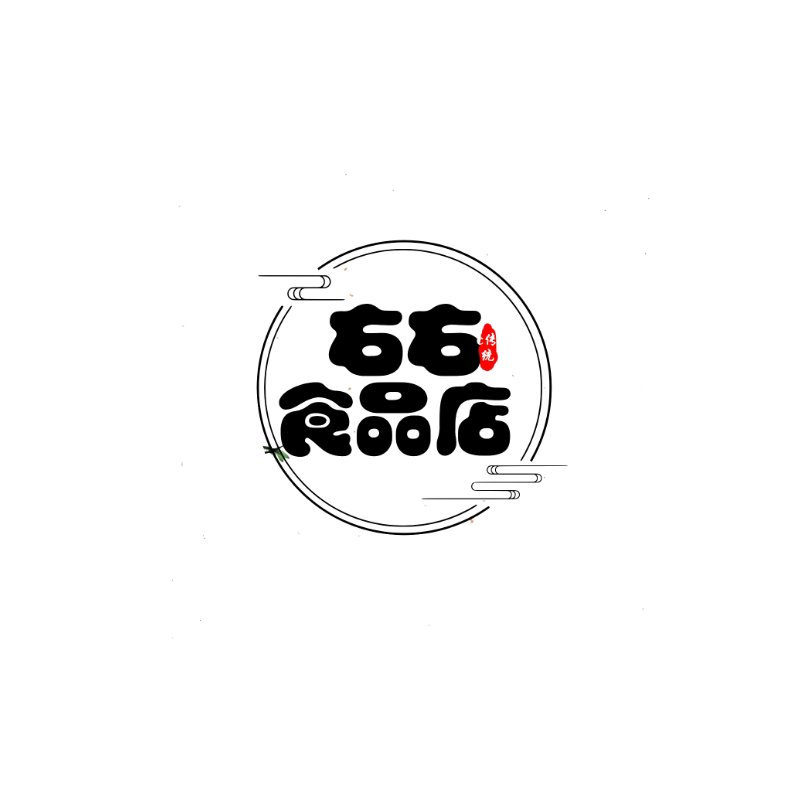 右右食品店的LOGO
