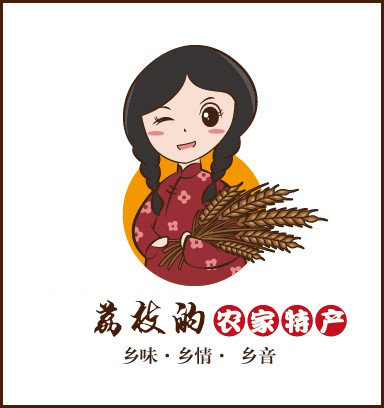 荔枝的农家特产的LOGO