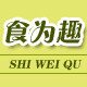 食为趣 零食店的LOGO