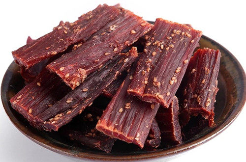 蒙特伦现烤牛肉干的LOGO