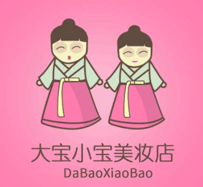大宝小宝美妆001的LOGO