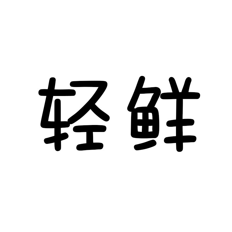轻鲜旗舰店的LOGO